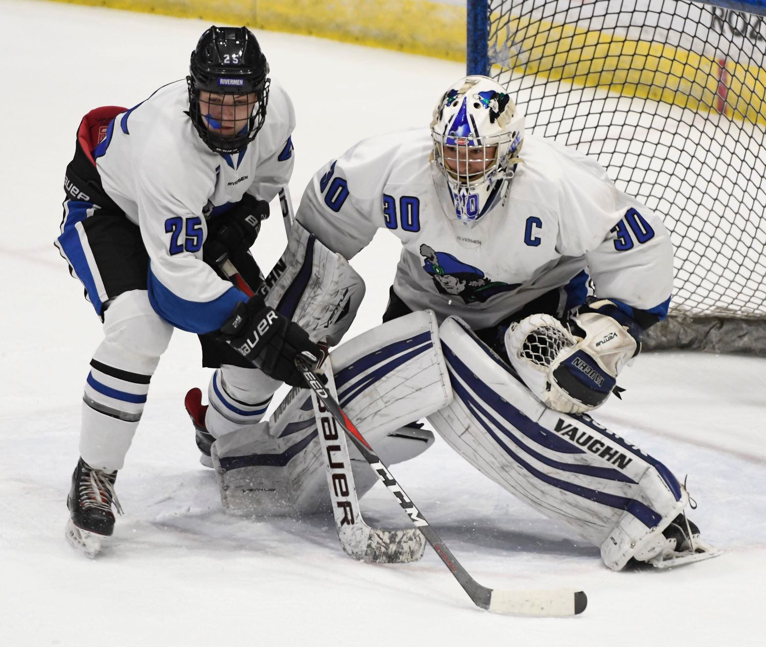 Local hockey battle